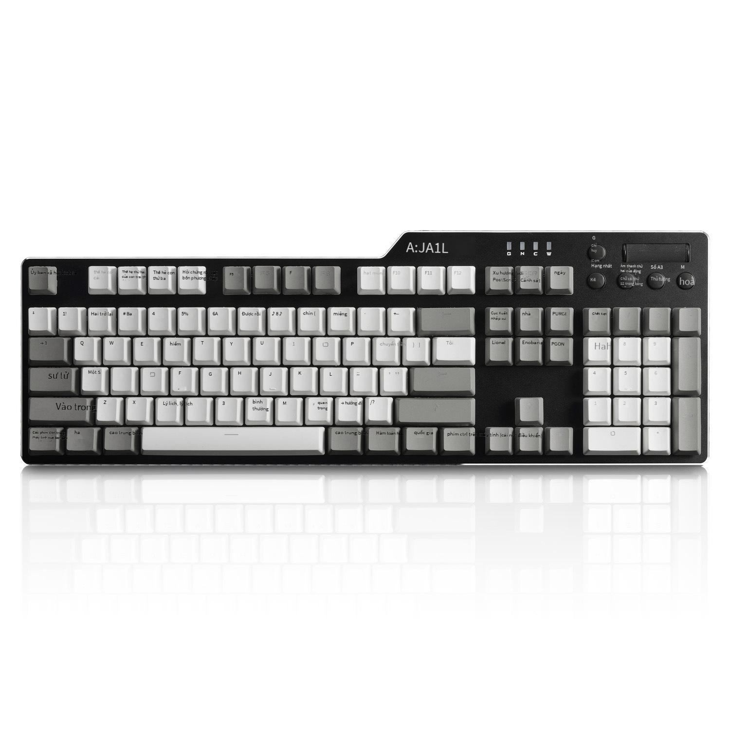 Phong Cách Mới Nhất Heijue AK35i Assassin II Bàn Phím Cơ Game PBT Keycap Retro Bàn Phím Đèn Nền Phối Màu Bàn Phím Có Dây