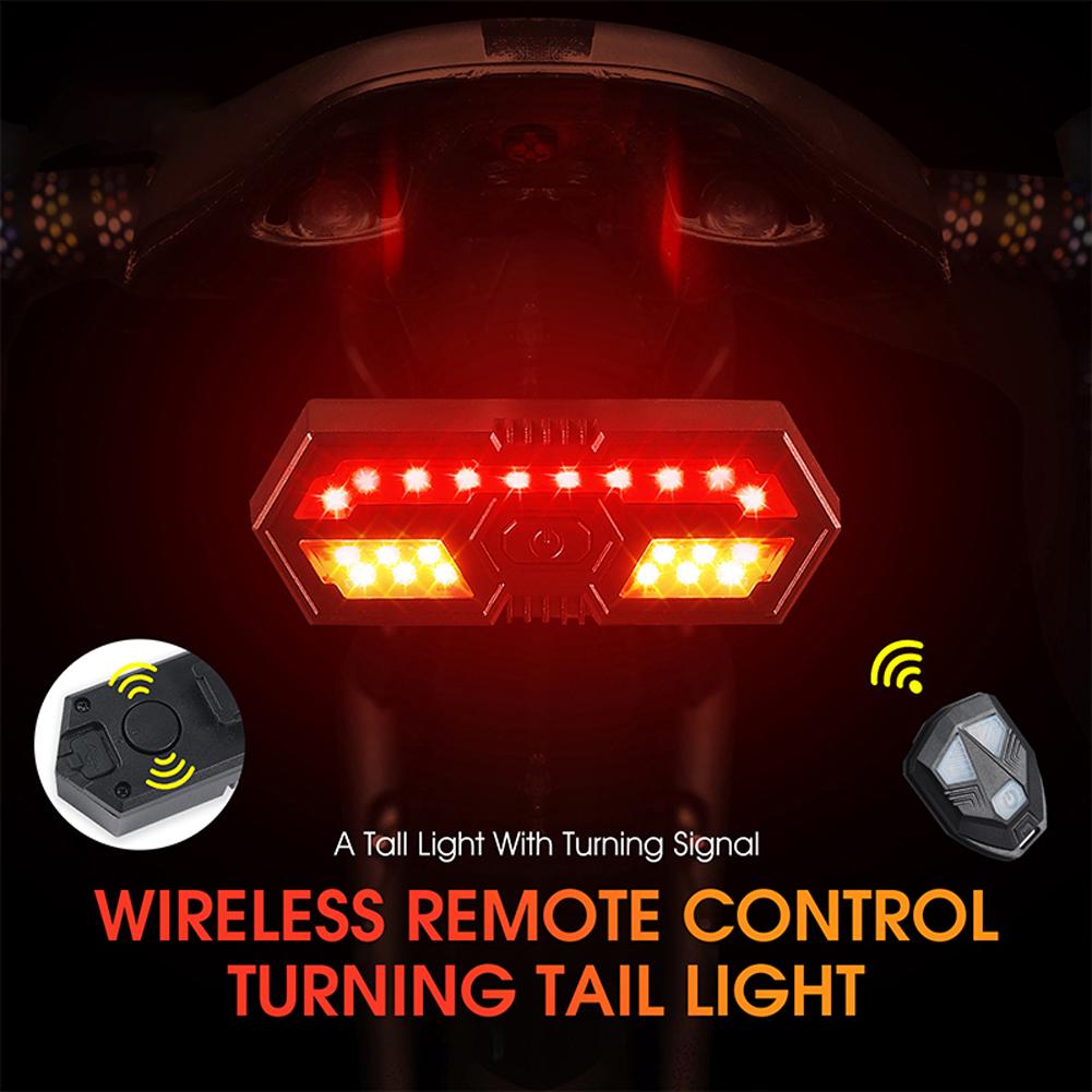 Đèn hậu cho xe đạp WEST BIKING 5m chiếu sáng từ xa LED báo rẽ MTB cho Đèn xe đạp chống nước USB có thể sạc lại