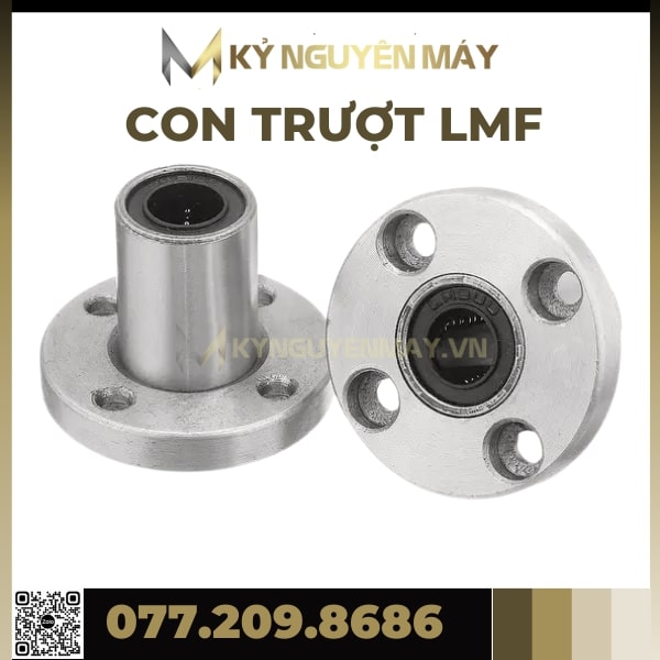 Con Trượt LMF25UU, LMF30UU, LMF35UU, LMF40UU, Con Trượt Tròn LMF UU, Bạc Trượt LMFUU