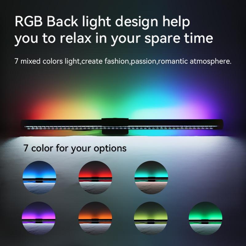 Đèn màn hình 5 màu với đèn nền RGB, đèn máy tính USB