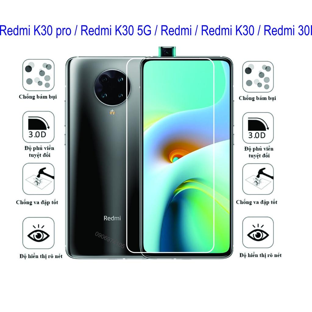 Cường lực dẻo 9H+ K30 pro / dành cho Redmi K30 5G / Redmi K30 / Redmi 3l Bảo vệ màng hình 