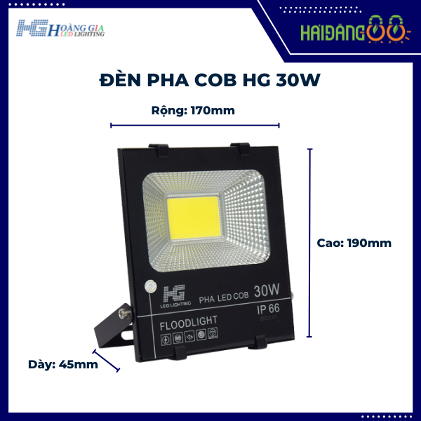 Đèn pha LED COB HG 30W