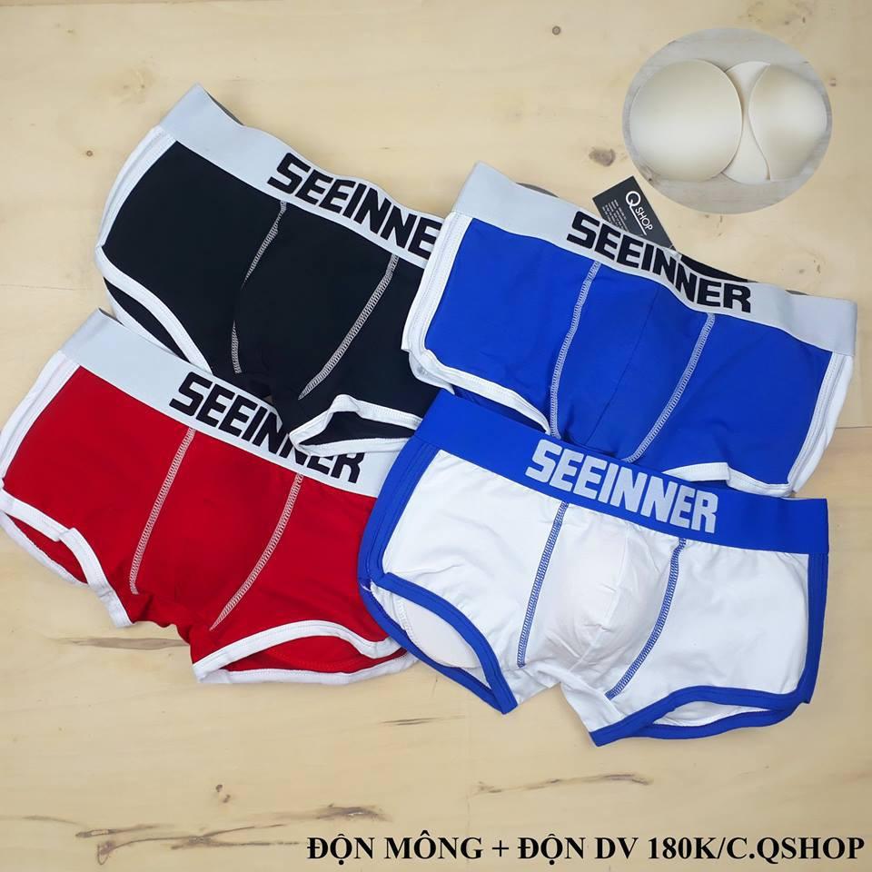 QUẦN ĐỘN MÔNG NAM VÀ ĐỘN DV NAM 2 TRONG 1 KIỂU BOXER QSHOP QN27 QN33