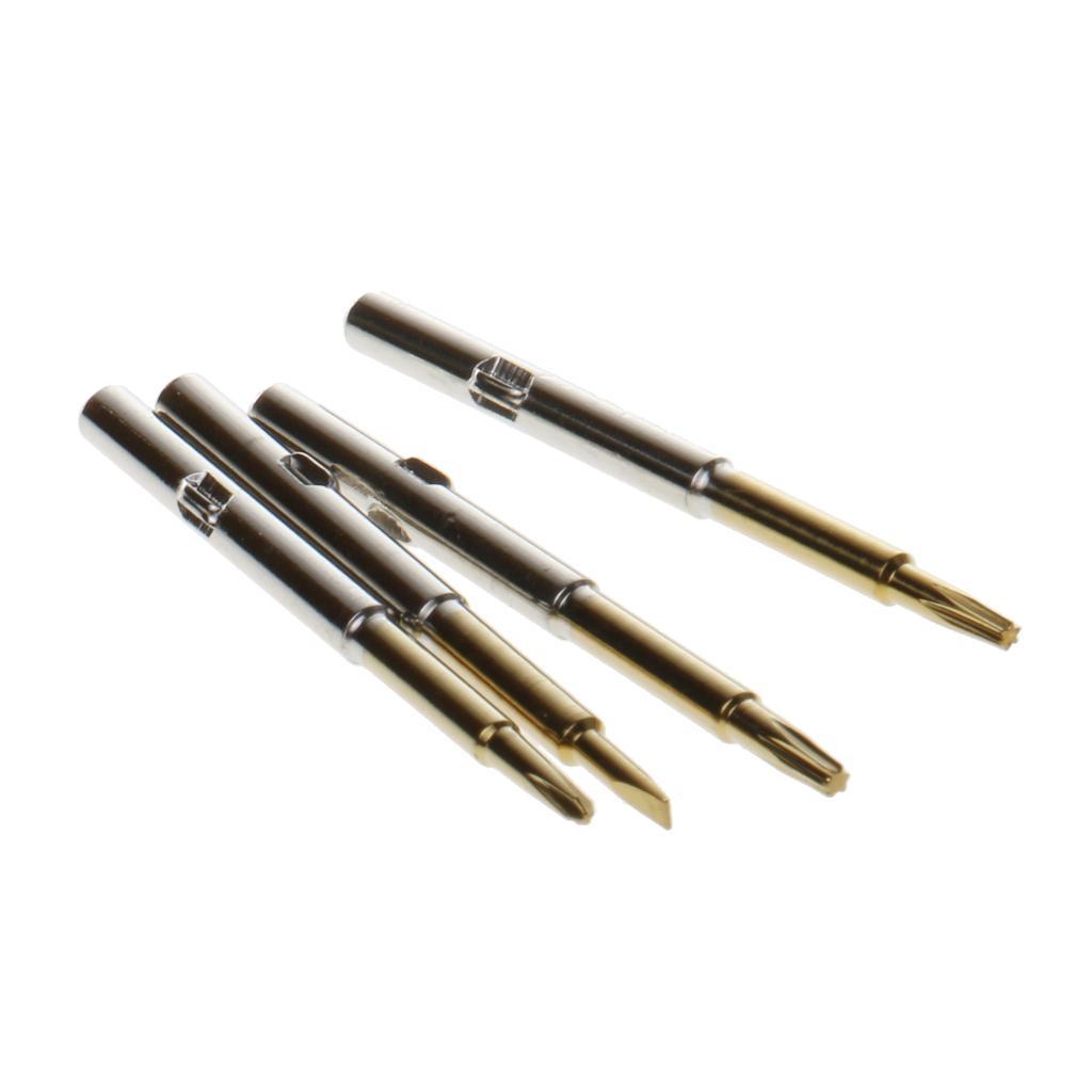 5 In 1 Aluminium Magnetic Phone Repair Opening Tool Screwdriver Set Blue