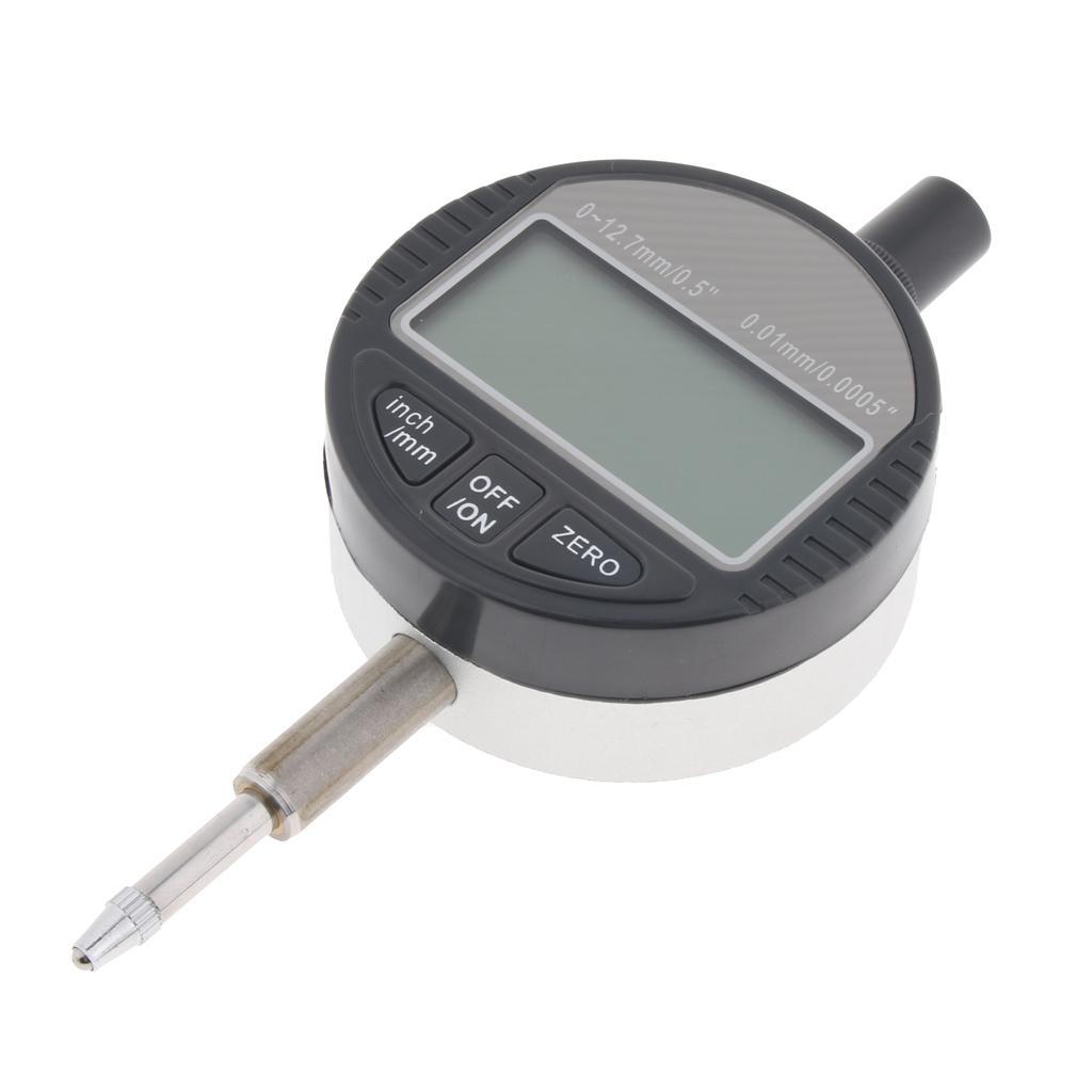 2xDigital Probe Electric Dial Indicator Range Gauge 0-12.7mm