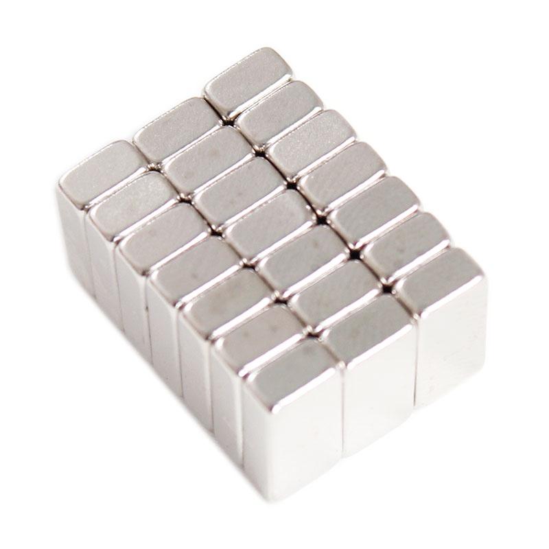 Nam châm hình chữ nhật 10x5x2mm set 10 viên, nam châm vĩnh cửu siêu từ tính, siêu hít
