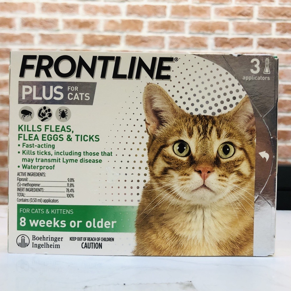 Nhỏ gáy trị ve rận Frontline Plus cho mèo và chó