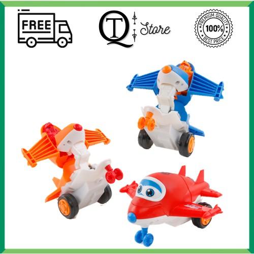 Đồ chơi máy bay biến hình Robot - Tự động biến hình khi va chạm -Nhựa ABS nguyên sinh cực an toàn cho bé