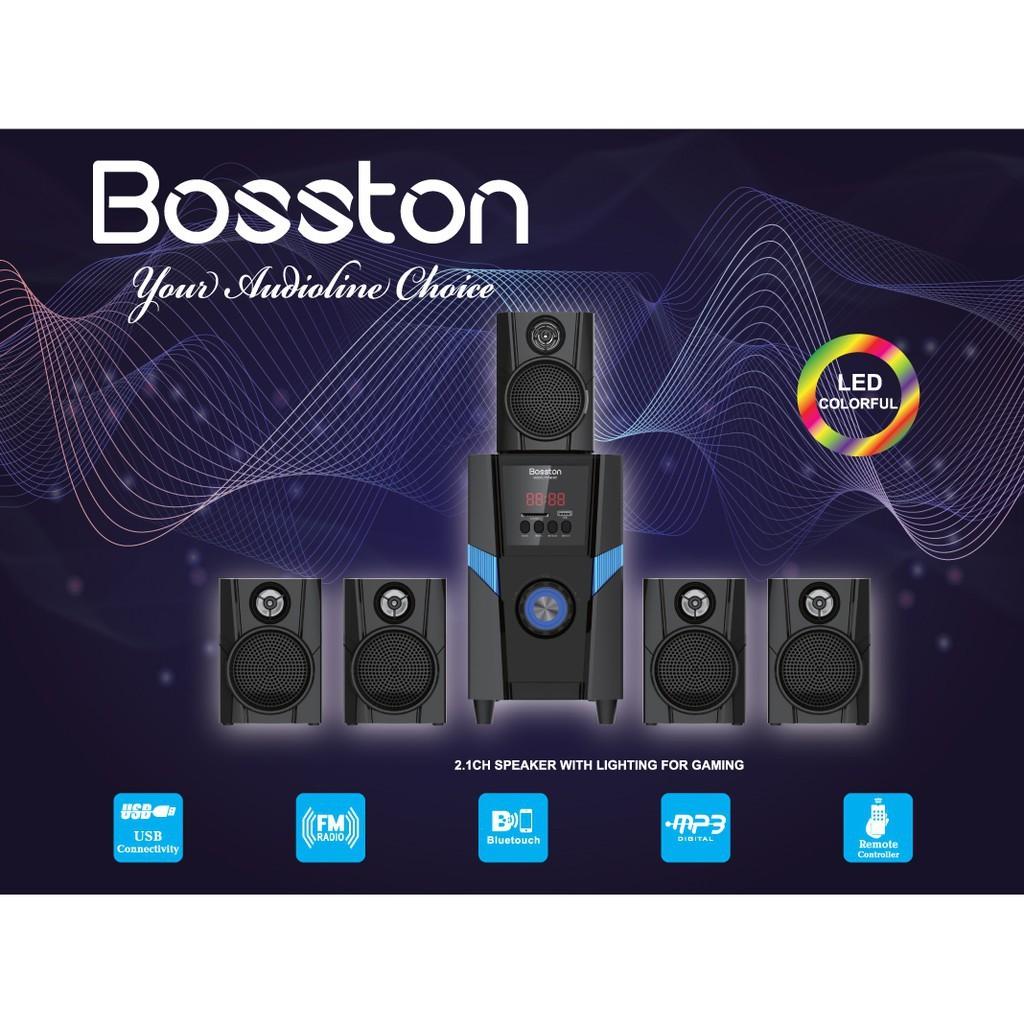 Loa vi tính Bosston Bluetooth 5.1 T3800 - Hàng Chính Hãng