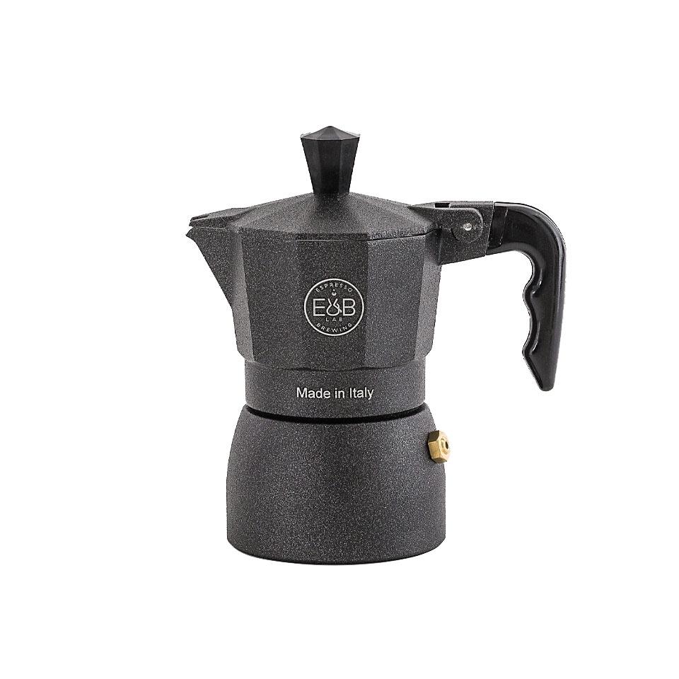 Ấm Classic Moka Pot hãng E&B Lab | 3-6 Cup, Lưới lọc siêu mịn, made in Italy