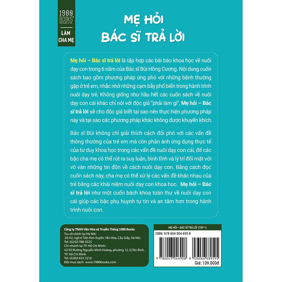 Mẹ Hỏi Bác Sĩ Trả Lời 1 - Bản Quyền