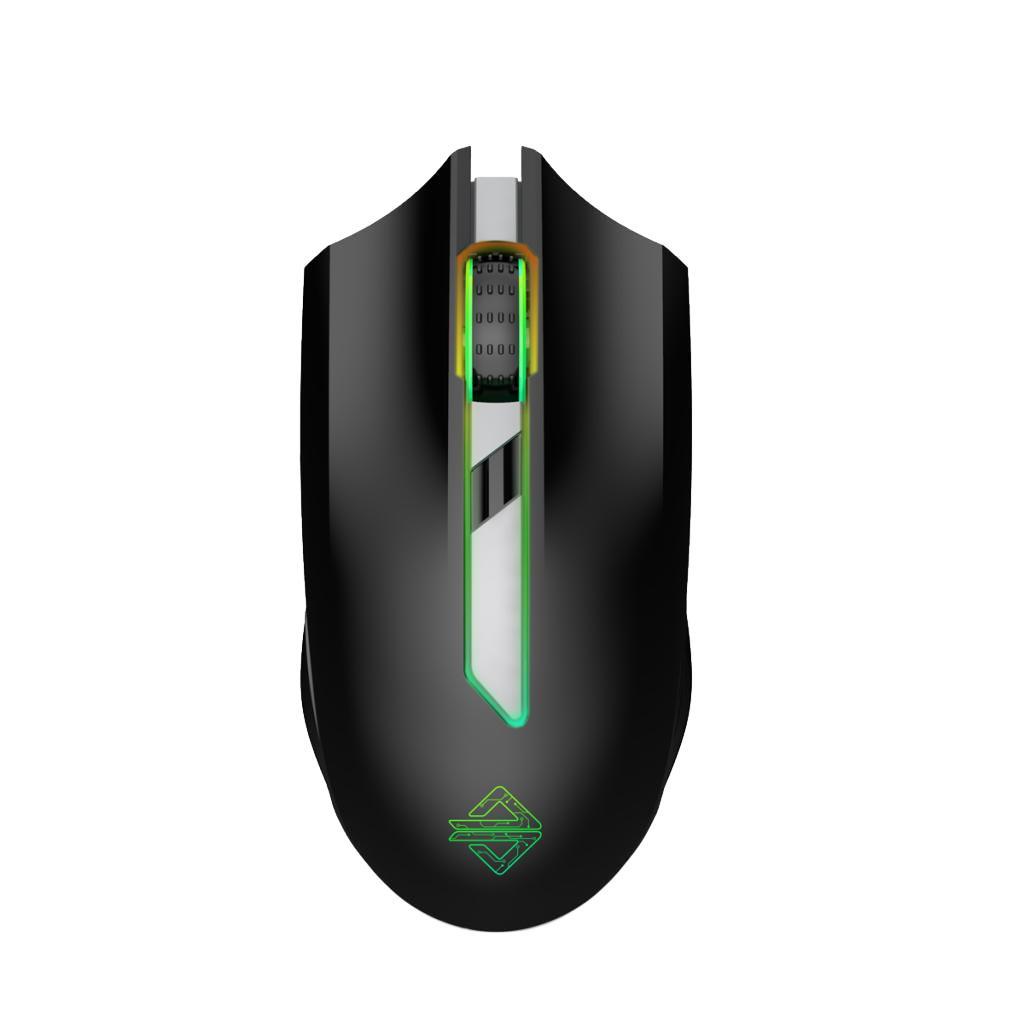 2.4G USB Wired Wireless Optisch Gaming Mouse & USB Reciever for Laptops black