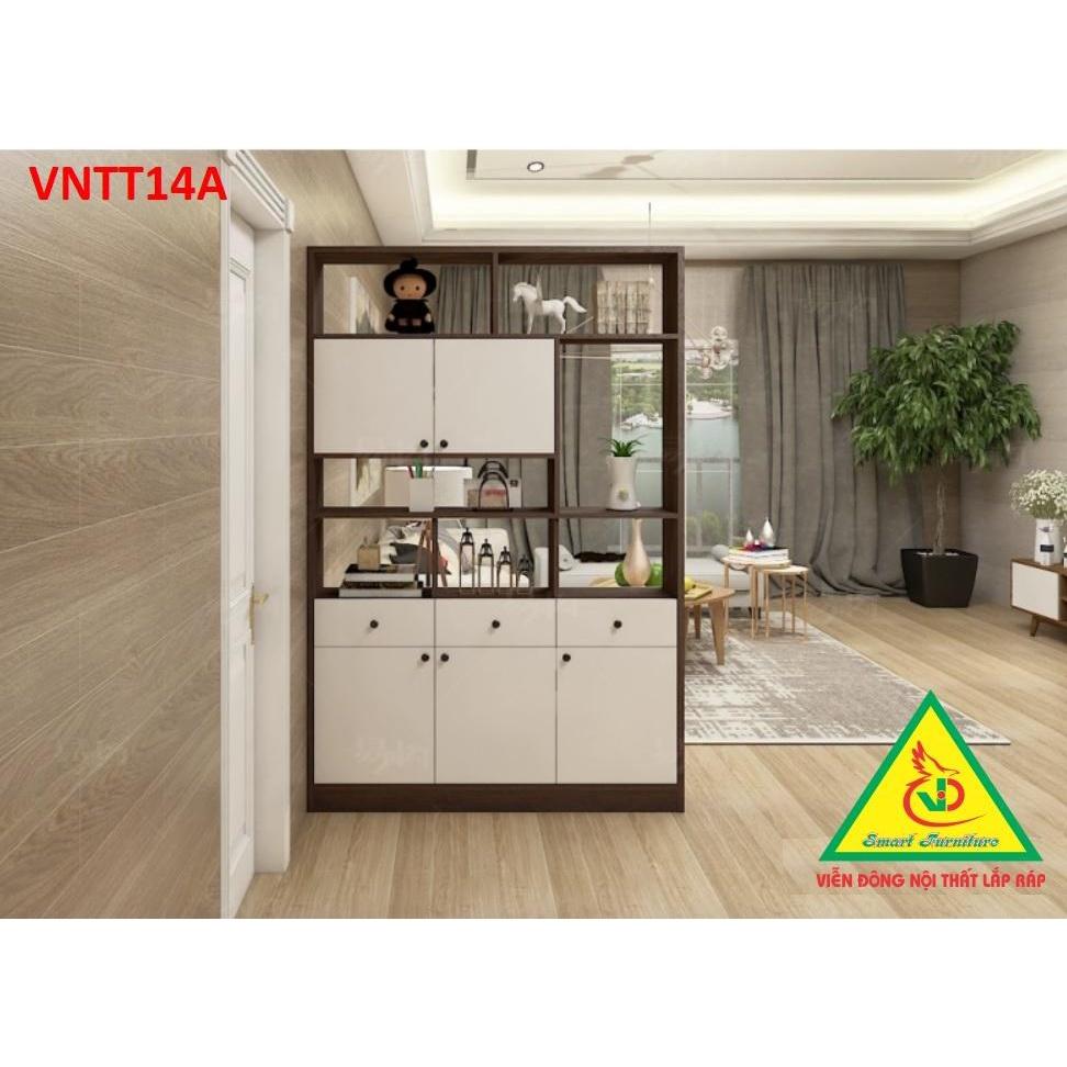 TỦ KỆ TRANG TRÍ KIÊM VÁCH NGĂN VNTT14A - Nội thất lắp ráp Viendong Adv