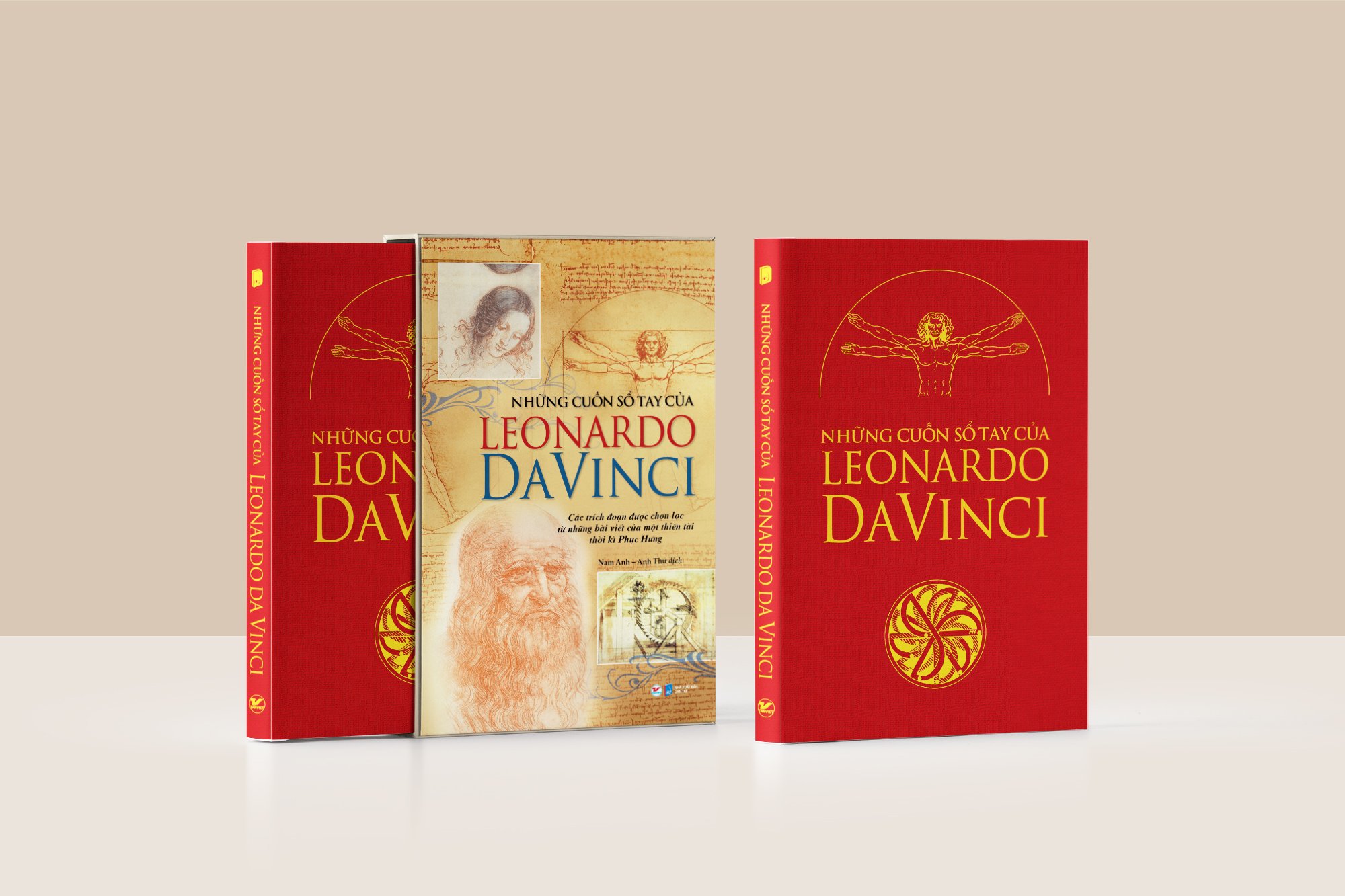 BỘ SÁCH DELUXE BOOKS (BỘ SÁCH SANG TRỌNG) – Những cuốn sổ tay của Leonardo Da Vinci