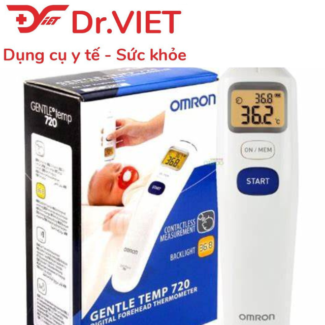 Nhiệt kế điện tử đo trán MC-720 chính hãng