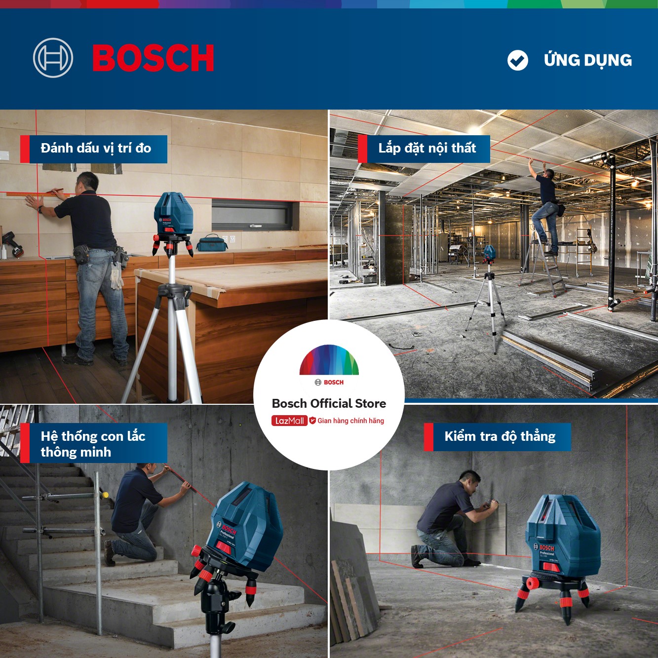 Máy Cân Mực Bosch GLL 5-50 X