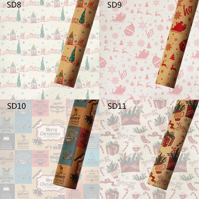 Tmdbyx Giấy gói quà Giáng Sinh/đám cưới/giáng sinh