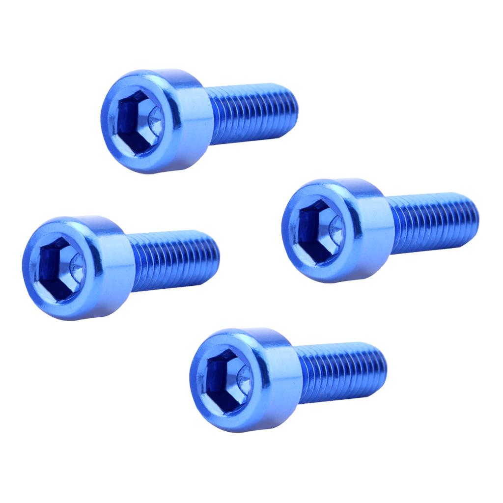 Hợp Kim Nhôm 4 Chiếc Xe đạp Nước Chai Lồng Bu Lông Giữ ốc Vít