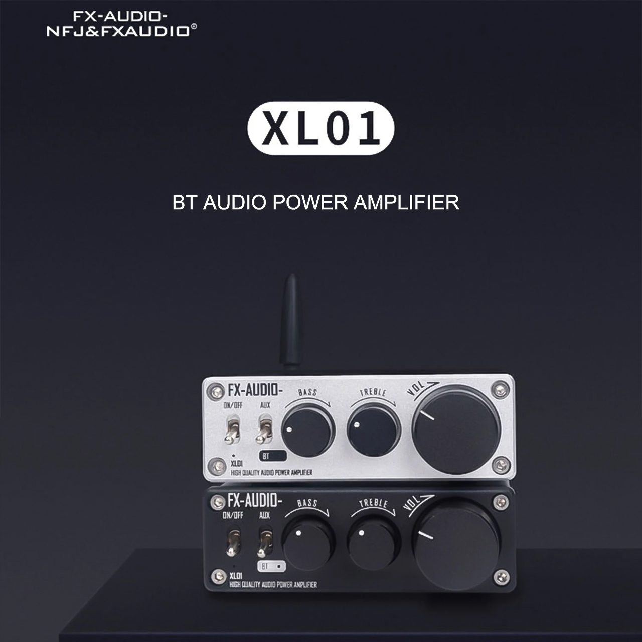 Bộ Khuếch Đại Âm Thanh Không Dây hifi Kênh 2.1 Kênh Vinetteam FX-AUDIO XL01 bluetooth Cho Loa mini - hàng chính hãng