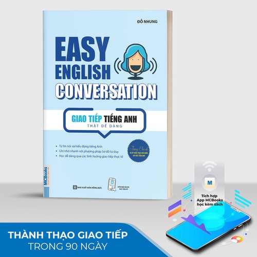 Combo Sách Crushing English - Giao Tiếp Tiếng Anh Không Hề Khó + Easy English Conversation – Giao tiếp tiêgs Anh thật dễ dàng - Học Kèm App Online (NHH)