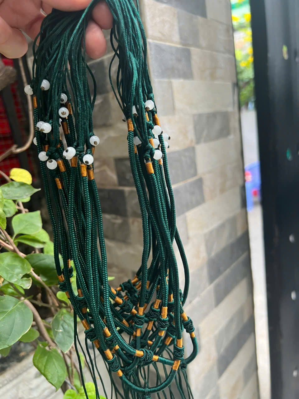 Sợi Dây Đeo cổ mới Xanh Rêu Đậm Đẹp Kiểu dạng rút size 3mm x dài trồng cổ Anh Chị tự chỉnh theo ý 23cm - 30cm Phối với mặt Phật, mặt dây chuyền nam nữ đeo được hết rẻ đẹp ạ