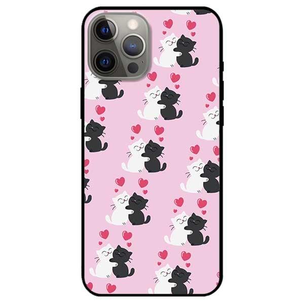 Ốp lưng dành cho Iphone 12 Mini - 12 / 12 Pro - 12 Pro Max mẫu Mèo Yêu Nhau