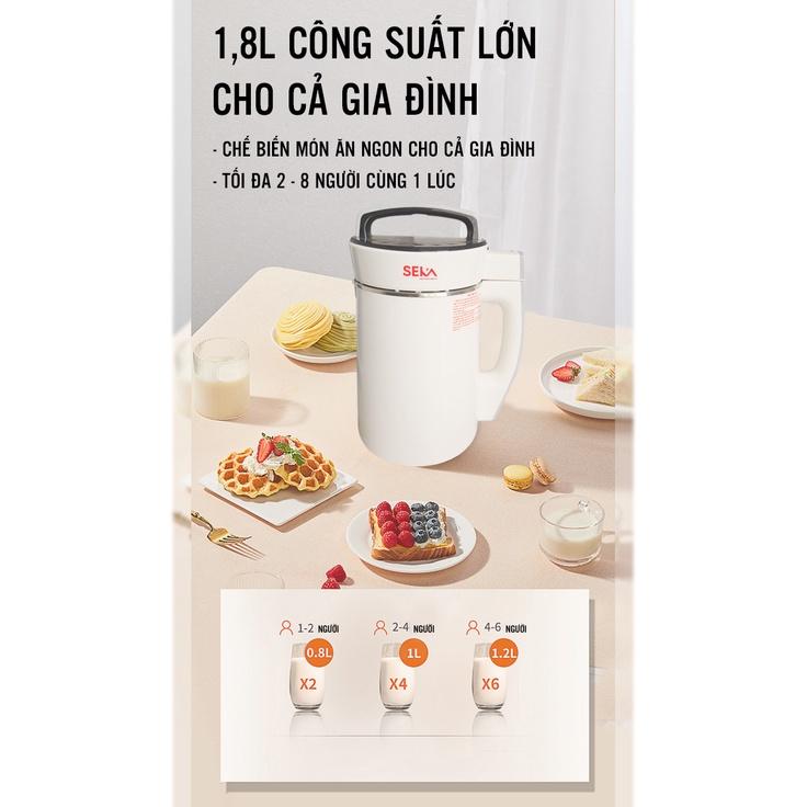 Máy Làm Sữa Hạt Đa Năng - Máy Xay Nấu Đa Năng - Máy Xay Sinh Tố + Tặng Kèm ca vắt cam(hàng chính hãng)