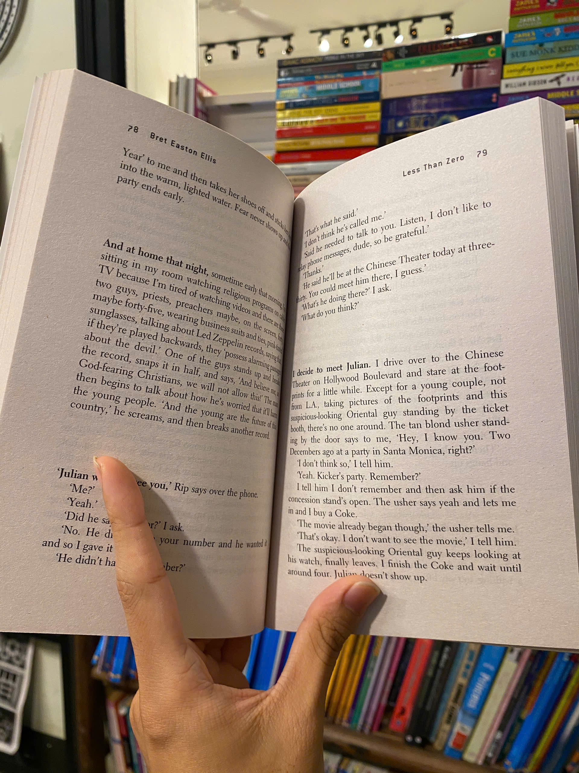 Sách - Less Than Zero by Bret Easton Ellis |  Contemporary Novels / Fiction / Ngoại văn Nhập khẩu