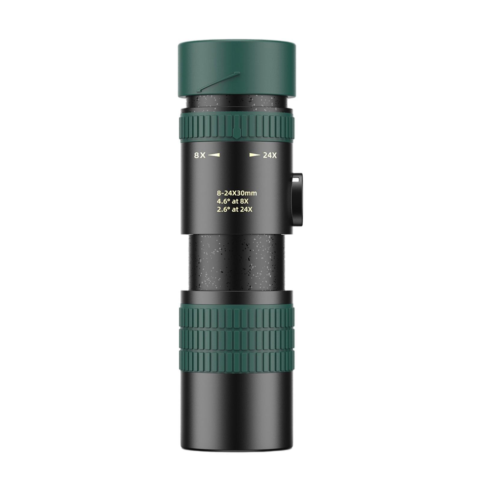 8-24X30 HD Zoom Monocular Scope for Traveling Concert Hiking Telescope