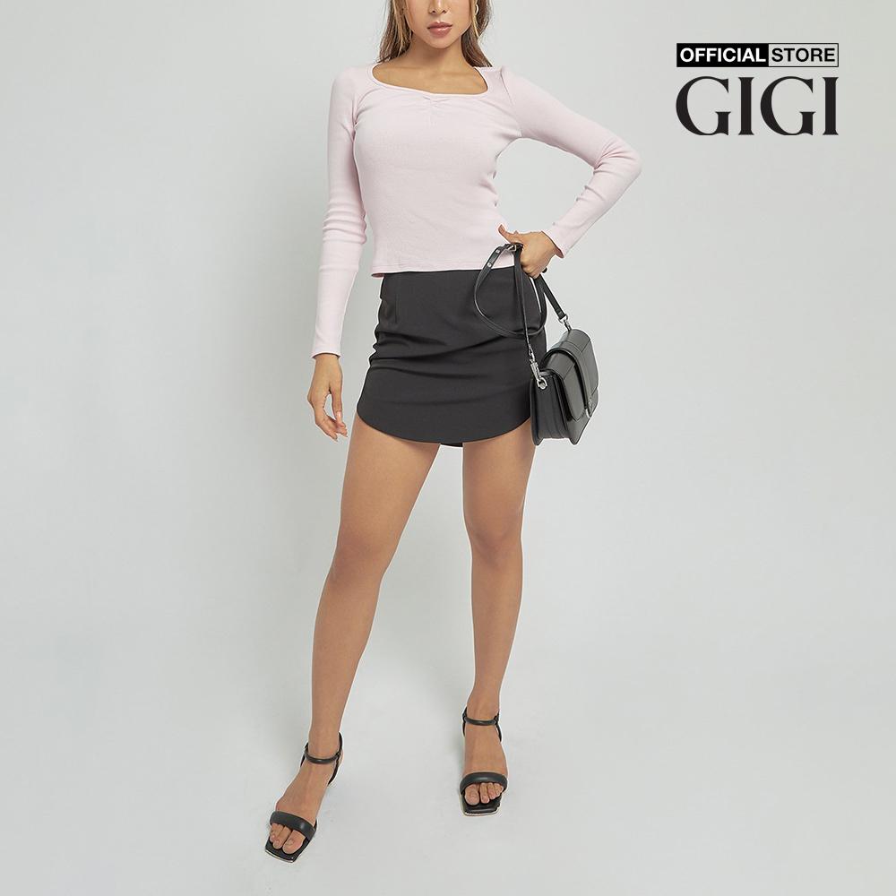 GIGI - Áo thun nữ tay dài phom ôm thời trang G1203T221226