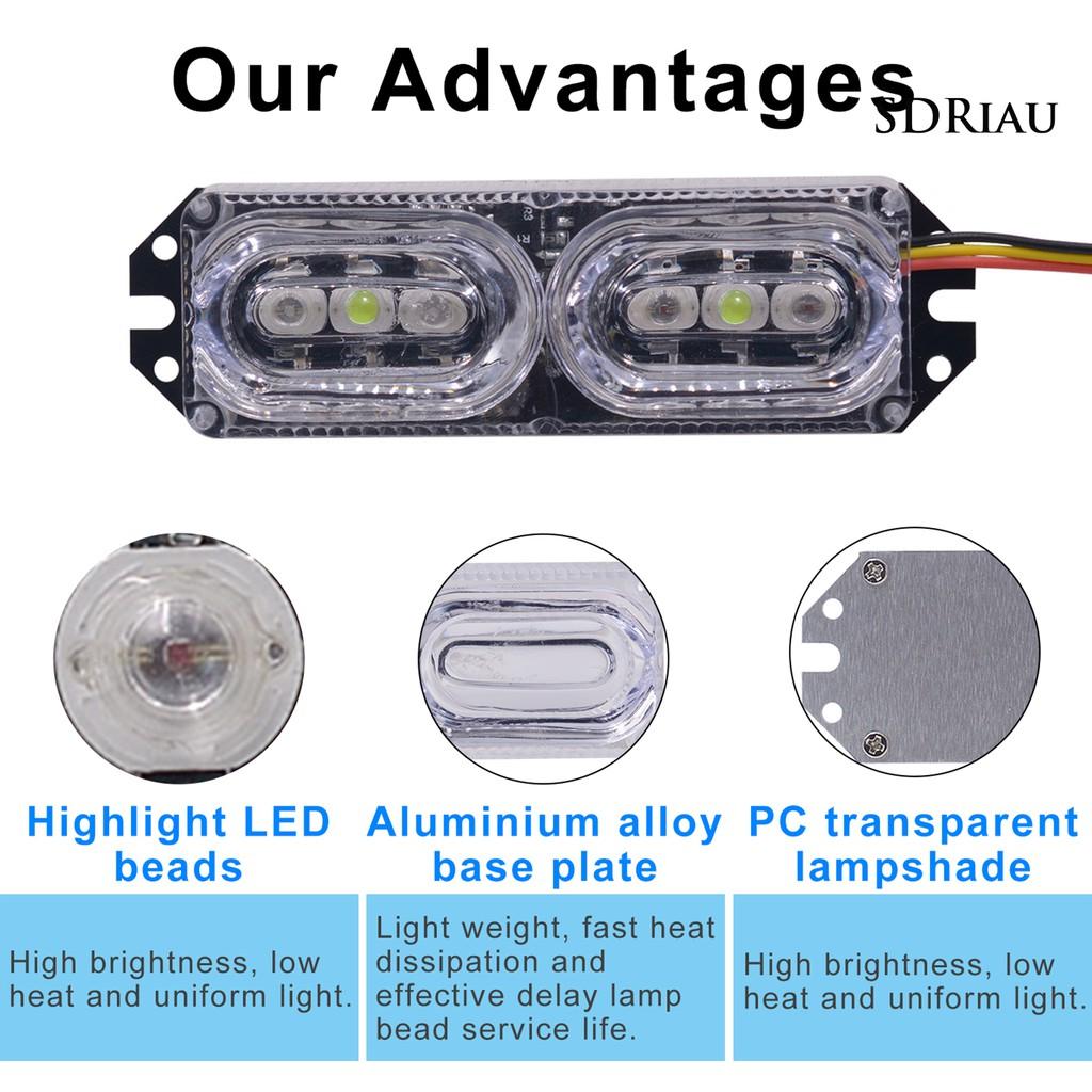 Đèn Cảnh Báo Gắn Đuôi Xe Mô Tô 9-80v