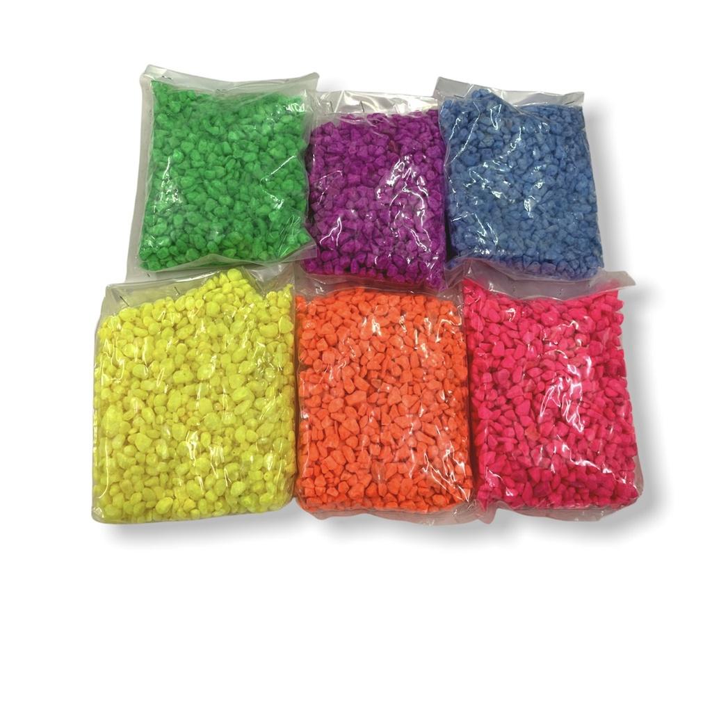 550G Sỏi Nhiều Màu Trang Trí Hồ Cá, Bể Cá Thuỷ Sinh, Nhà Cửa, Chậu Cây,...