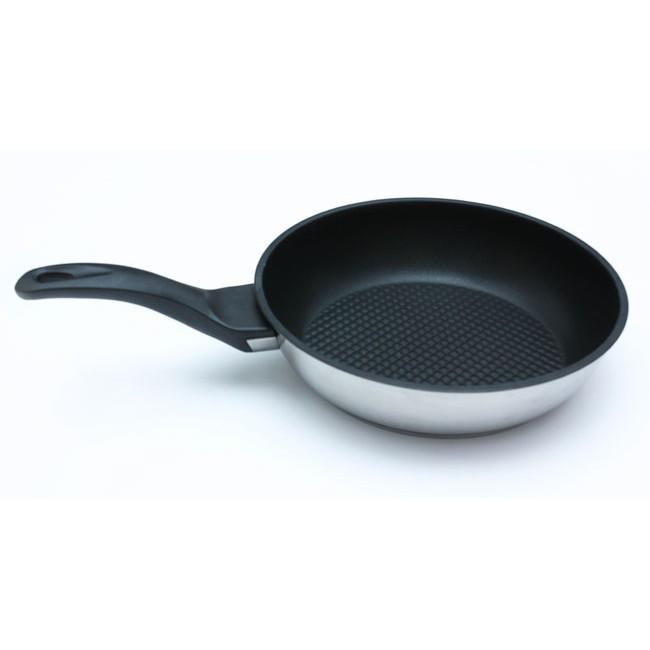 Chảo chống dính inox FIVESTAR -3 đáy 28 cm cho bếp từ