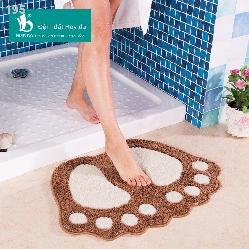 Thảm lót sàn phòng tắm Huiduo chống trượt chân thấm nước trải cửa ngủ
