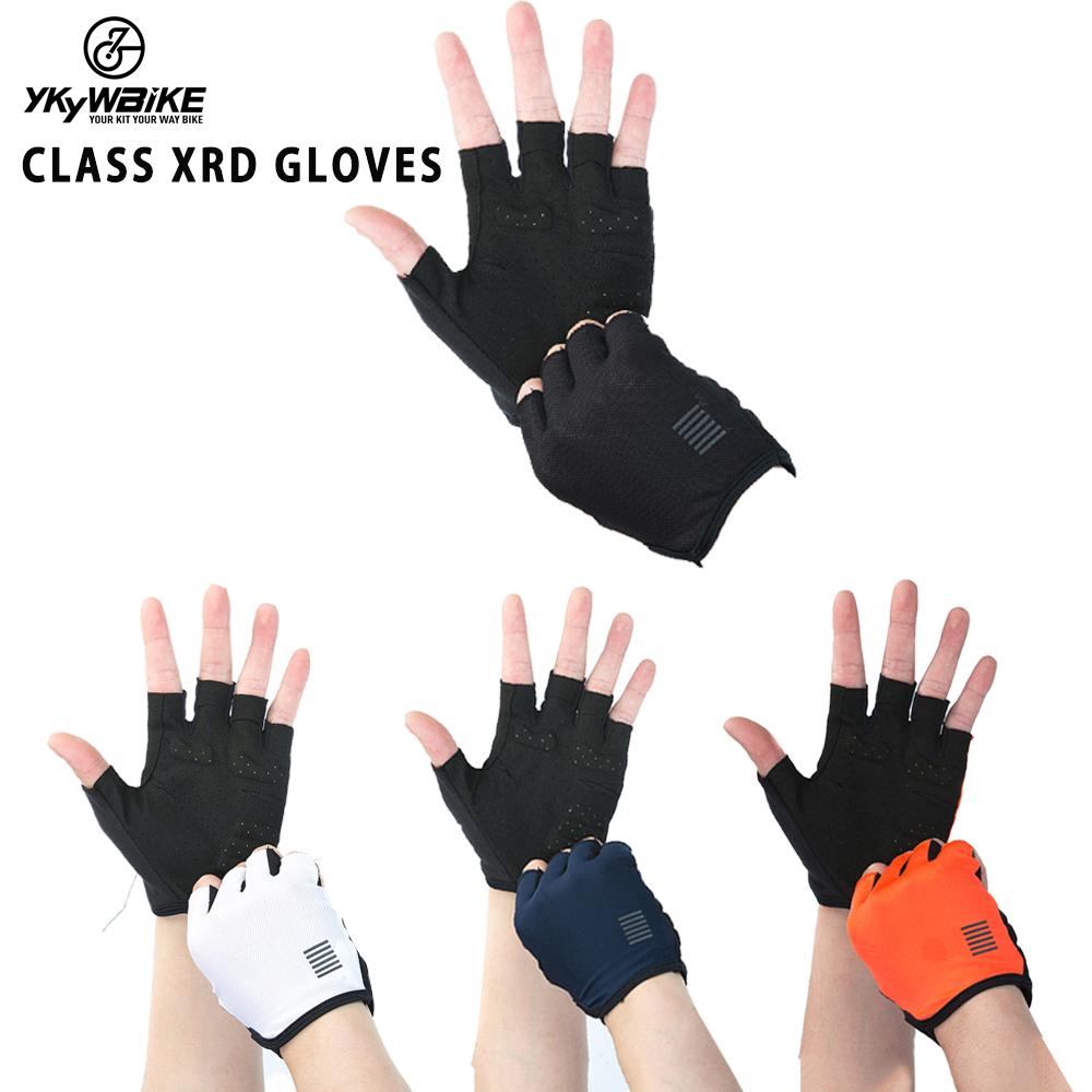 Ykywbike Găng tay xe đạp MTB Găng tay trên đường đua xe đạp nửa ngón tay Găng tay nam MTB Bike Găng tay xe đạp Guantes Ciclismo Color: YGS282 white Size: XL