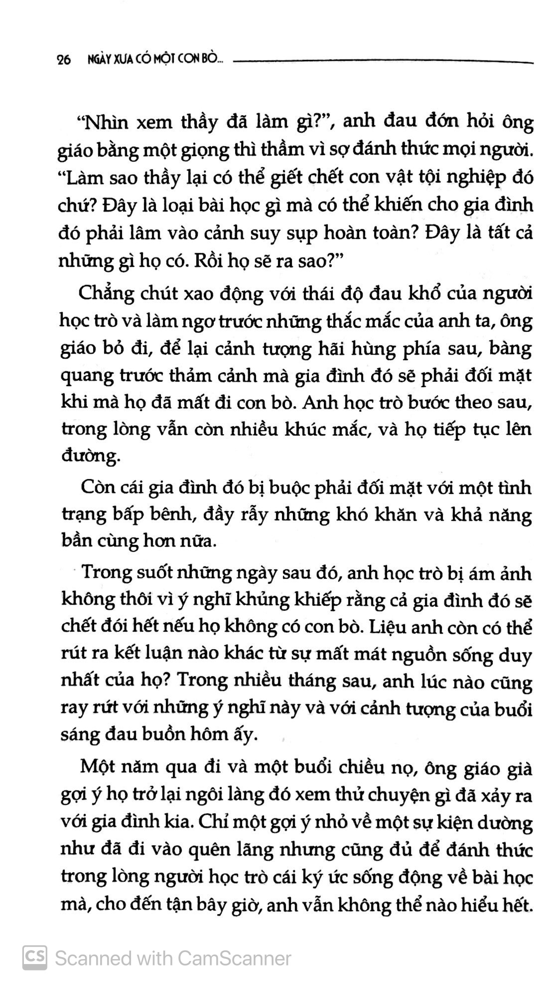 Ngày Xưa Có Một Con Bò... Camilo Cruz ,trẻ