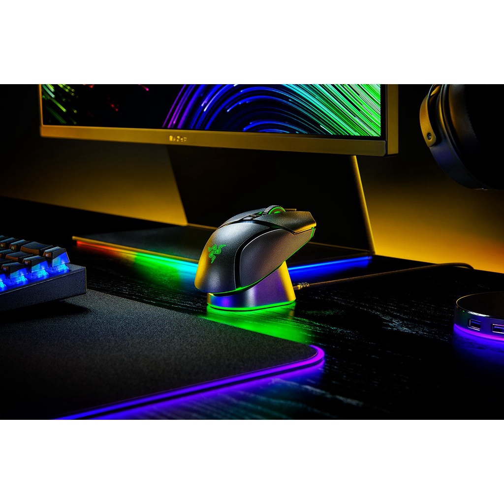 Đế sạc chuột Razer Mouse Dock Pro không dây Cho Basilisk V3 Pro - Hàng Chính Hãng