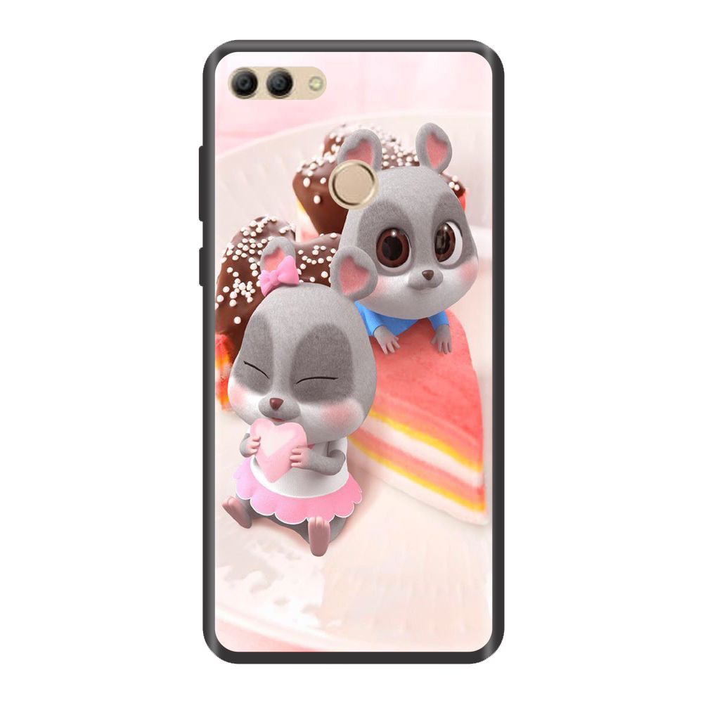 Ốp lưng TPU viền dẻo cho điện thoại HUAWEI Y9 2018 Hình Chuột Tết 2020 Mẫu 10