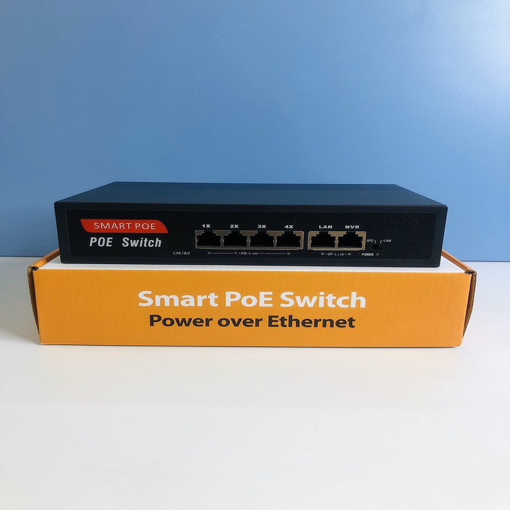 Switch PoE 4+2