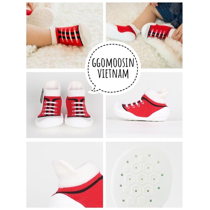 Giày tập đi cho bé cưng Canvas Red