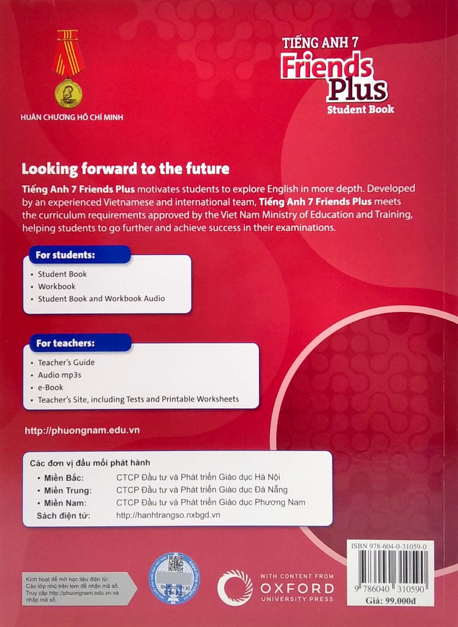 Tiếng Anh 7 Friends Plus - Student Book (2023)