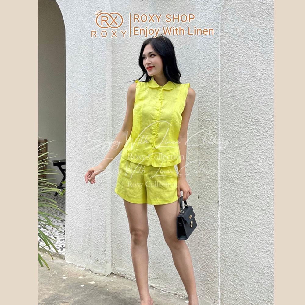 Bộ Sát Nách Bèo Nhún Phối Short, Sang Chảnh