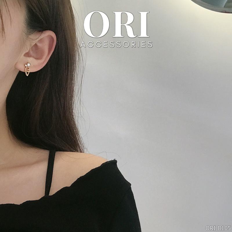 Khuyên tai nữ Thỏ và Cà rốt xinh xắn dễ thương ORI ACCESSORIES B105