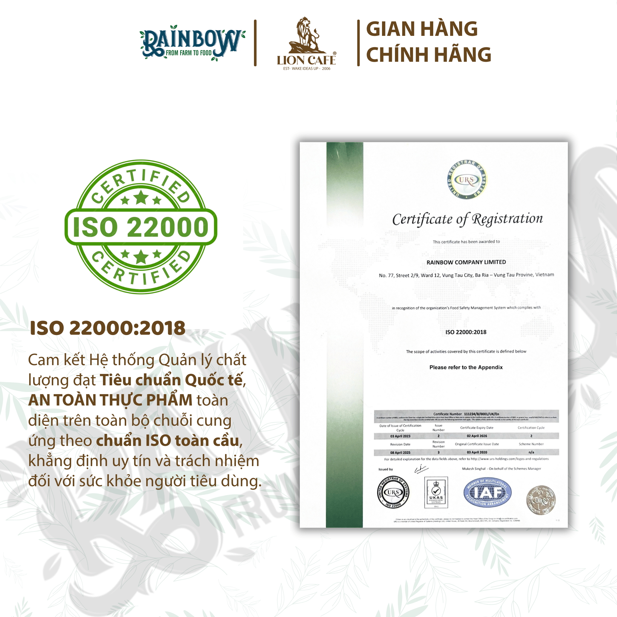 LION CAFE - Cà phê chế phin - Ý Tưởng 5 - Hộp 250g