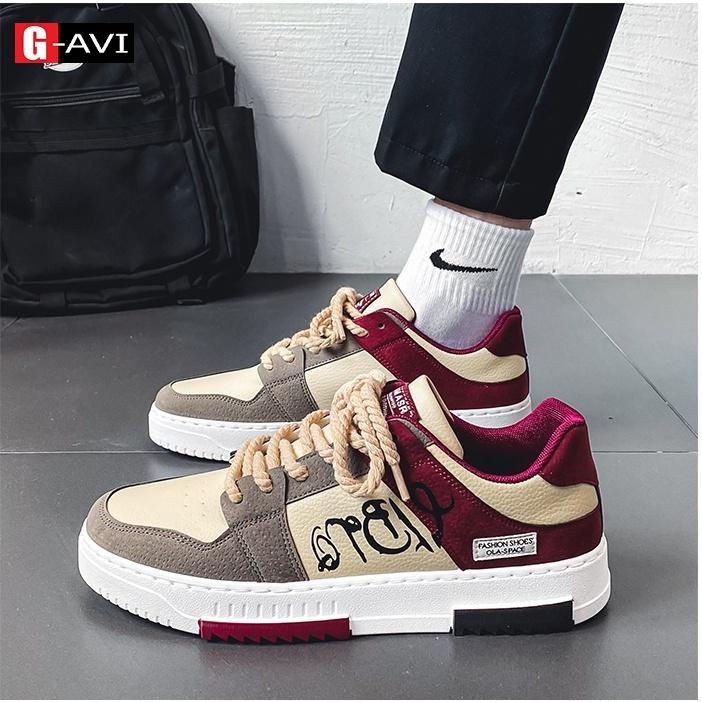 Giày thể thao nam, giày Sneaker nam kiểu dáng trẻ trung, phong cách cá tính AVi - C05