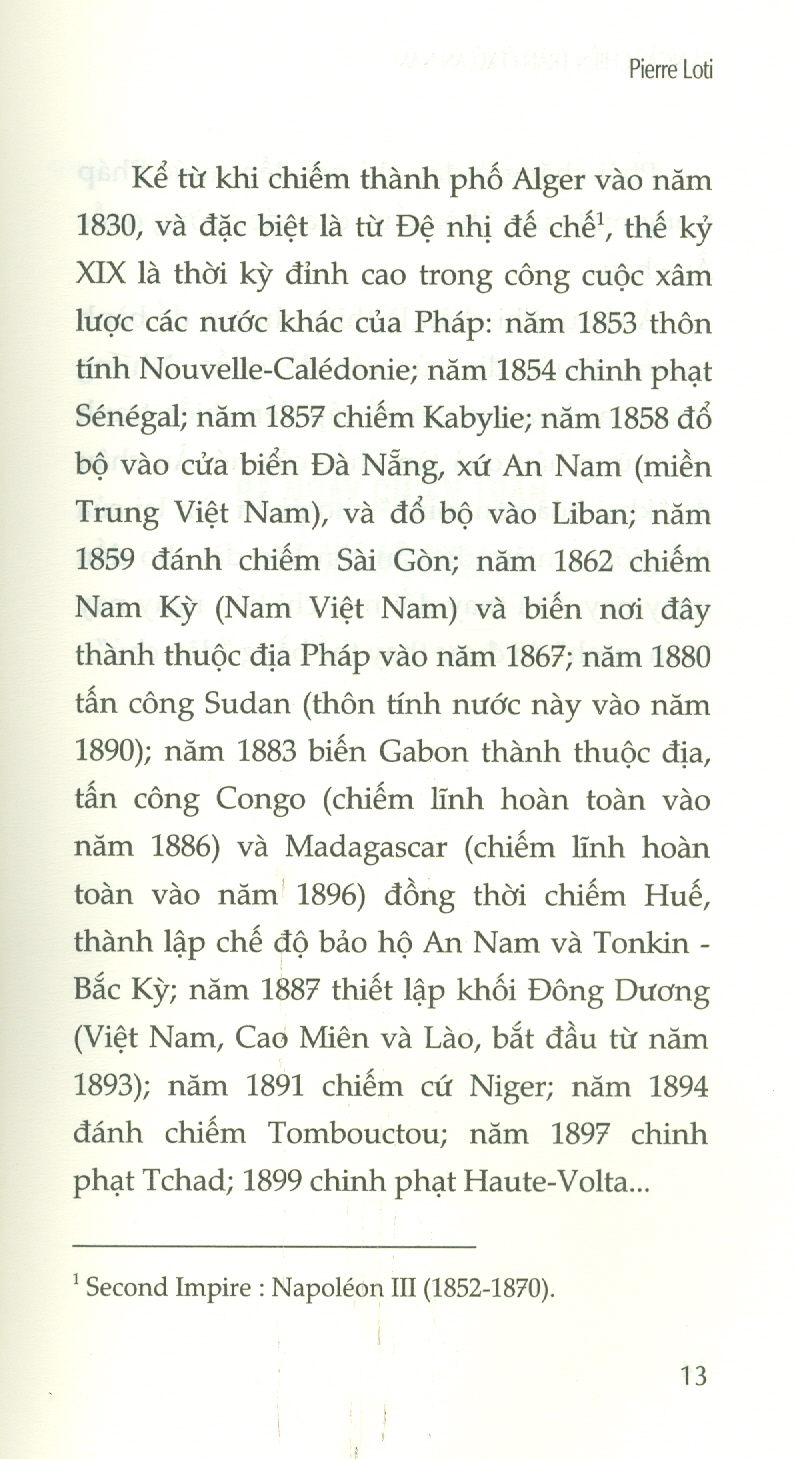 BA NGÀY CHIẾN TRẬN Ở XỨ AN NAM - Pierre Loti - Phan Hồng Hạnh dịch - Nhà xuất bản Tri Thức.