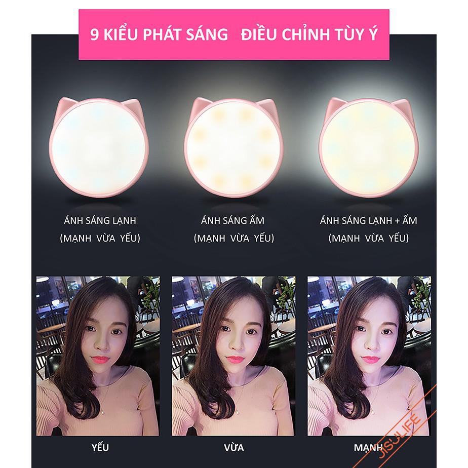 Đèn ánh sáng hỗ trợ chụp ảnh tự sướng selfie BL02 nhỏ nhắn dễ thương