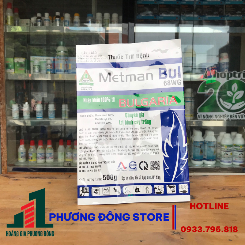 Thuốc trừ bệnh Metman Bul 68WG hiệu quả cao, hiệu lực kéo dài