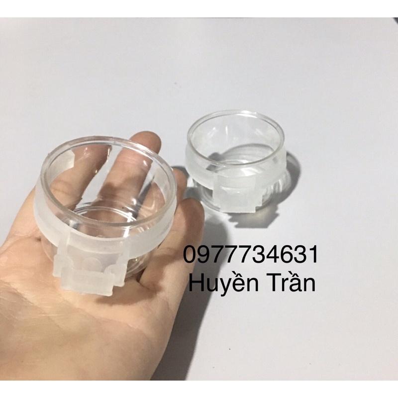 Combo 2 chiếc cóng chim chất liệu mica qua nhựa dành cho lồng chim chào mào, chích choè, sơn ca các loại