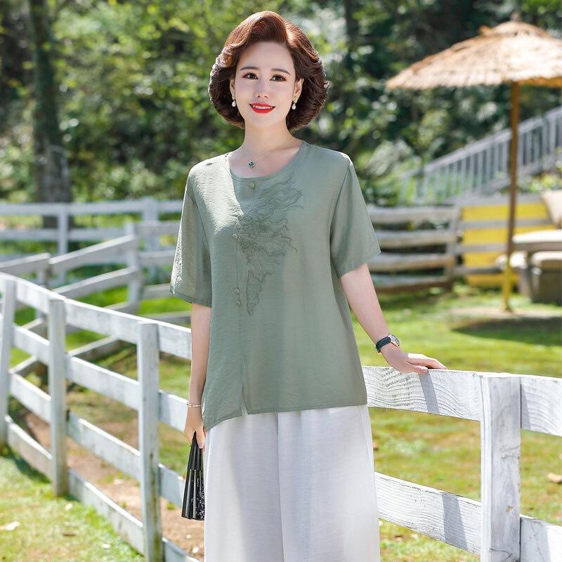 ️CÓ BIG SIZE️SET BỘ TRUNG NIÊN MÙA HÈ TẶNG MẸ THỜI TRANG, LỊCH SỰ , ÁO TRUNG NIÊN TẶNG MẸ, TẶNG BÀ MÙA HÈ